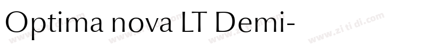Optima nova LT Demi字体转换 Optima nova LT Demi字体转换